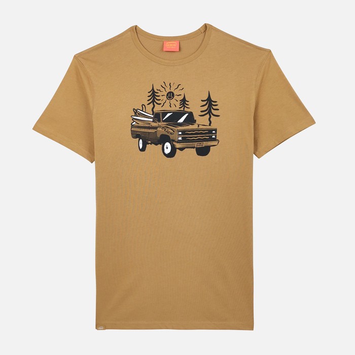 Oxbow Crew neck short sleeves straight cut cotton tee-shirt. Q2TEXPLO