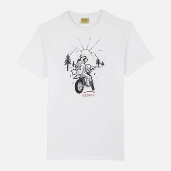 Oxbow Crew neck short sleeves straight cut cotton tee-shirt. Q2TACOON
