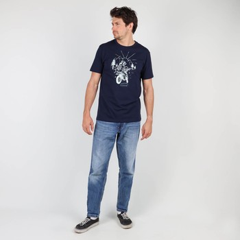 Oxbow Crew neck short sleeves straight cut cotton tee-shirt. Q2TACOON