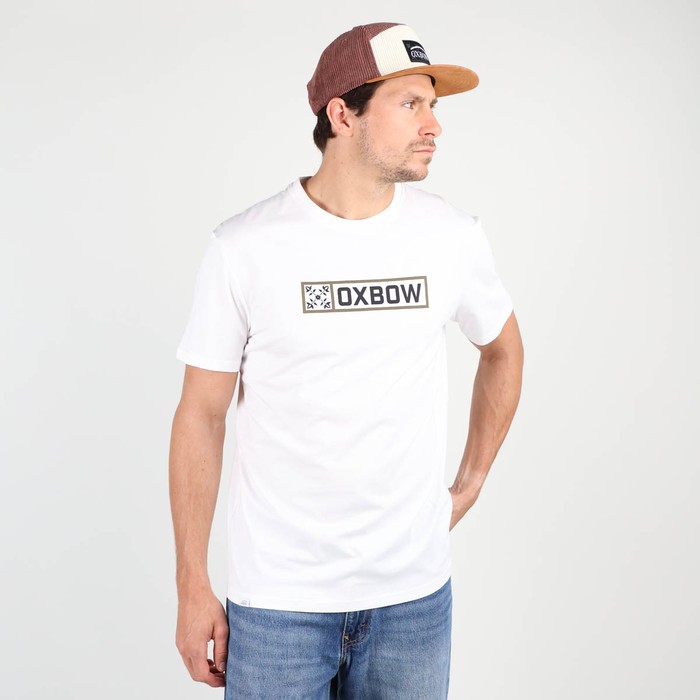 Oxbow Crew neck short sleeves straight cut cotton tee-shirt. Q2TAGBO