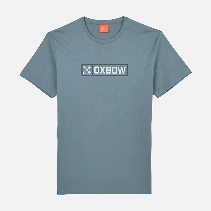Oxbow Crew neck short sleeves straight cut cotton tee-shirt. Q2TAGBO