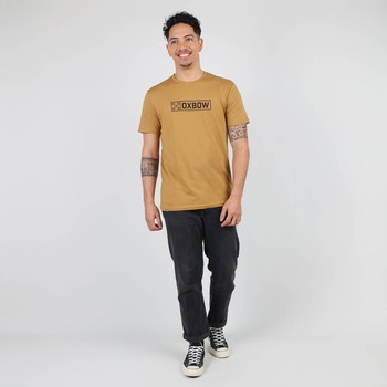 Oxbow Crew neck short sleeves straight cut cotton tee-shirt. Q2TAGBO