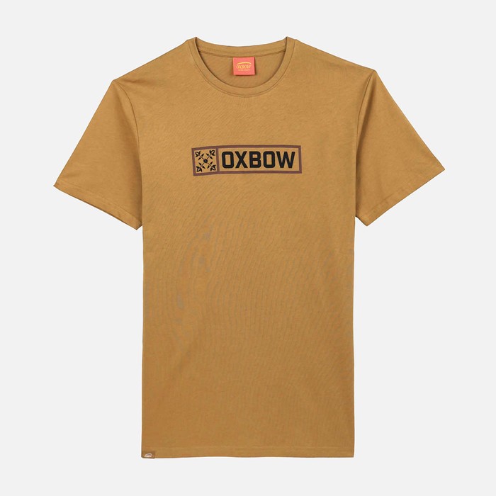 Oxbow Crew neck short sleeves straight cut cotton tee-shirt. Q2TAGBO