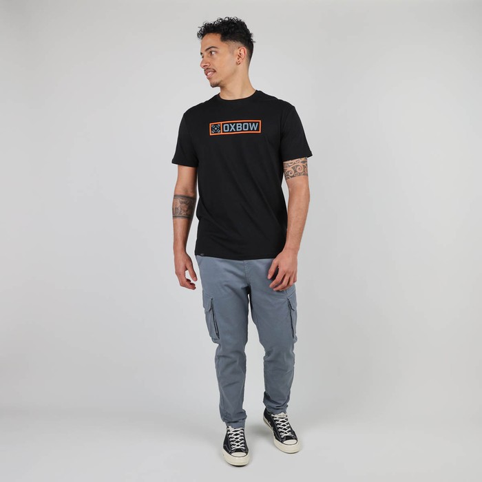 Oxbow Crew neck short sleeves straight cut cotton tee-shirt. Q2TAGBO