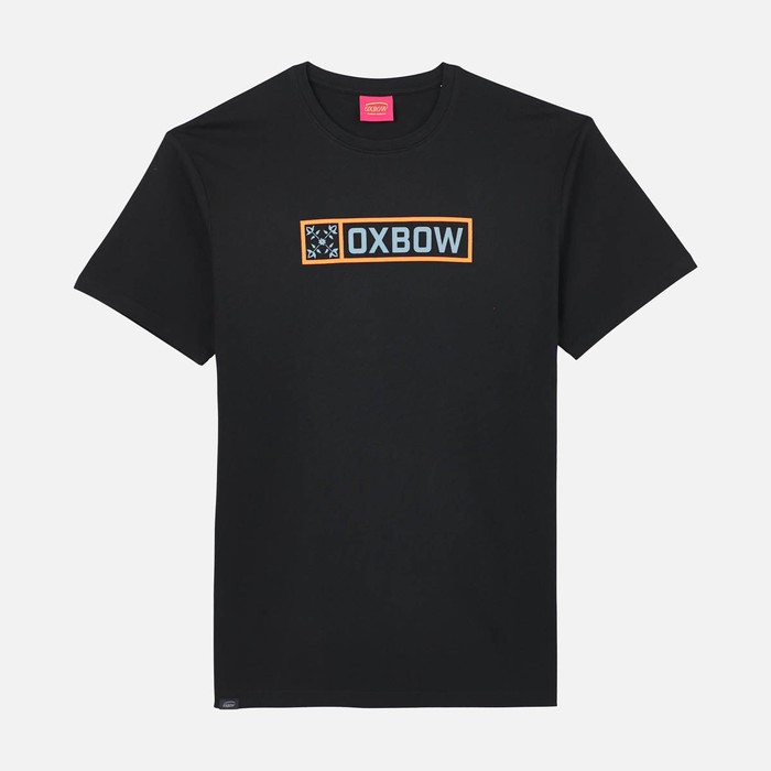 Oxbow Crew neck short sleeves straight cut cotton tee-shirt. Q2TAGBO