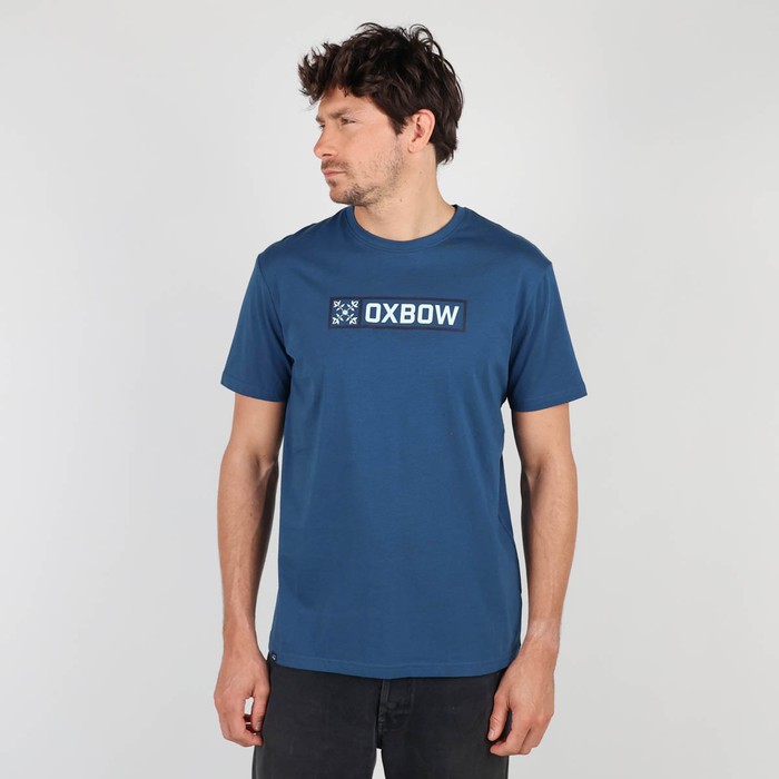 Oxbow Crew neck short sleeves straight cut cotton tee-shirt. Q2TAGBO