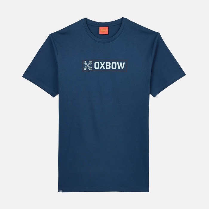 Oxbow Crew neck short sleeves straight cut cotton tee-shirt. Q2TAGBO