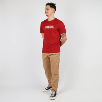 Oxbow Crew neck short sleeves straight cut cotton tee-shirt. Q2TAGBO