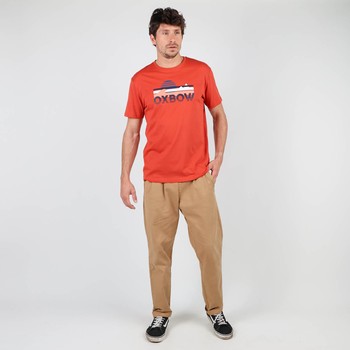 Oxbow Crew neck short sleeves straight cut cotton tee-shirt. Q2TREZERES