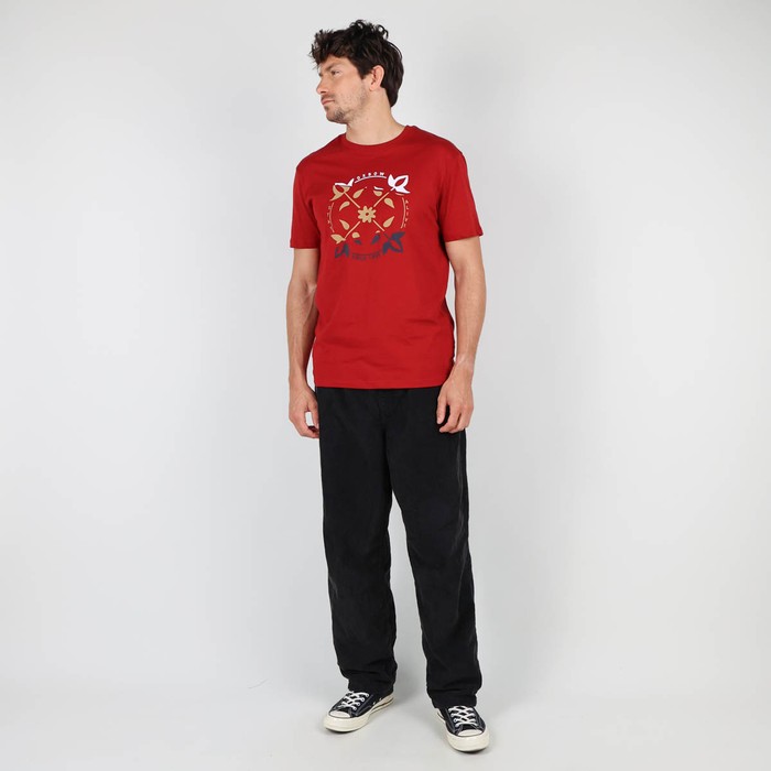 Oxbow Crew neck short sleeves straight cut cotton tee-shirt. Q2TWIN
