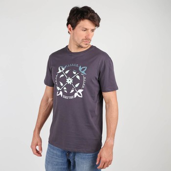 Oxbow Crew neck short sleeves straight cut cotton tee-shirt. Q2TWIN
