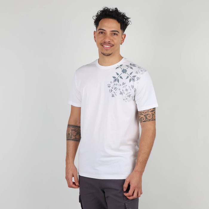 Oxbow Crew neck short sleeves straight cut cotton tee-shirt. Q2TASTA