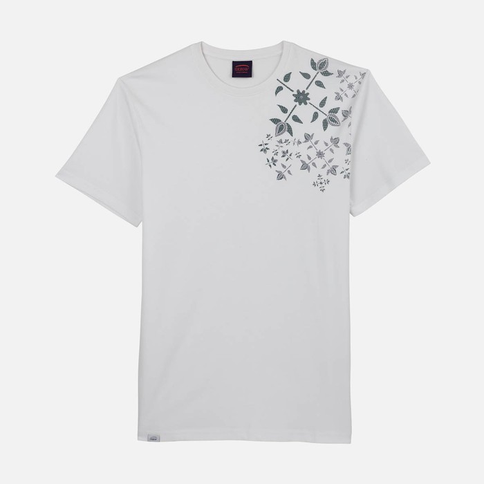 Oxbow Crew neck short sleeves straight cut cotton tee-shirt. Q2TASTA