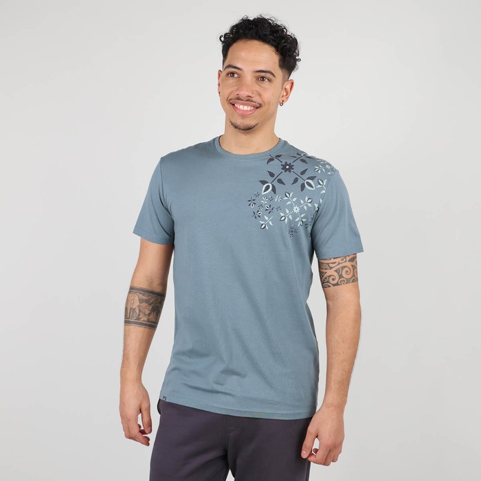 Oxbow Crew neck short sleeves straight cut cotton tee-shirt. Q2TASTA