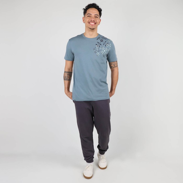 Oxbow Crew neck short sleeves straight cut cotton tee-shirt. Q2TASTA