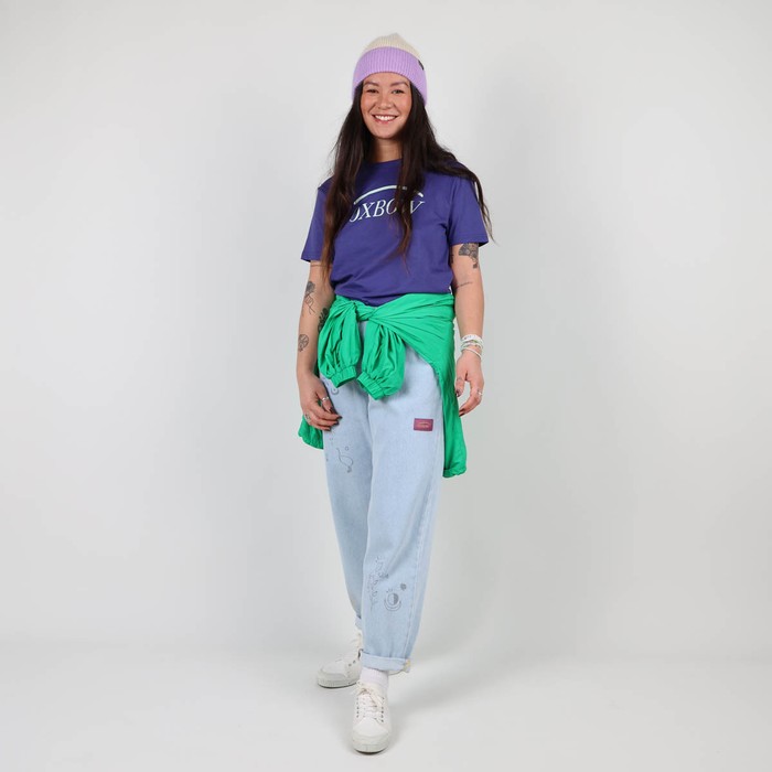 Oxbow Crew neck short sleeves straight cut cotton tee-shirt. Q2TALAI