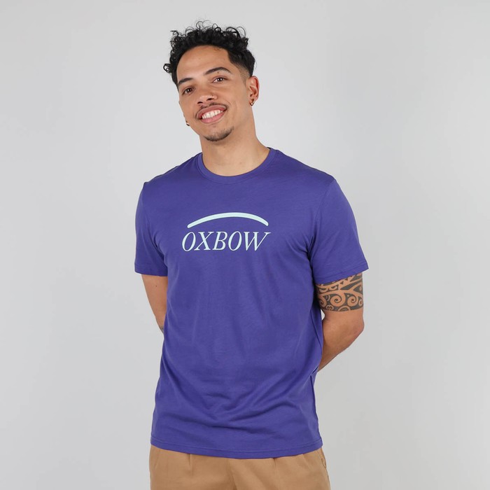 Oxbow Crew neck short sleeves straight cut cotton tee-shirt. Q2TALAI