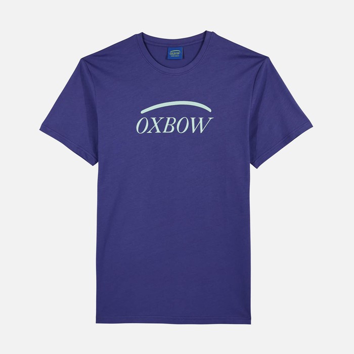 Oxbow Crew neck short sleeves straight cut cotton tee-shirt. Q2TALAI