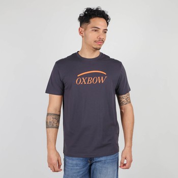 Oxbow Crew neck short sleeves straight cut cotton tee-shirt. Q2TALAI