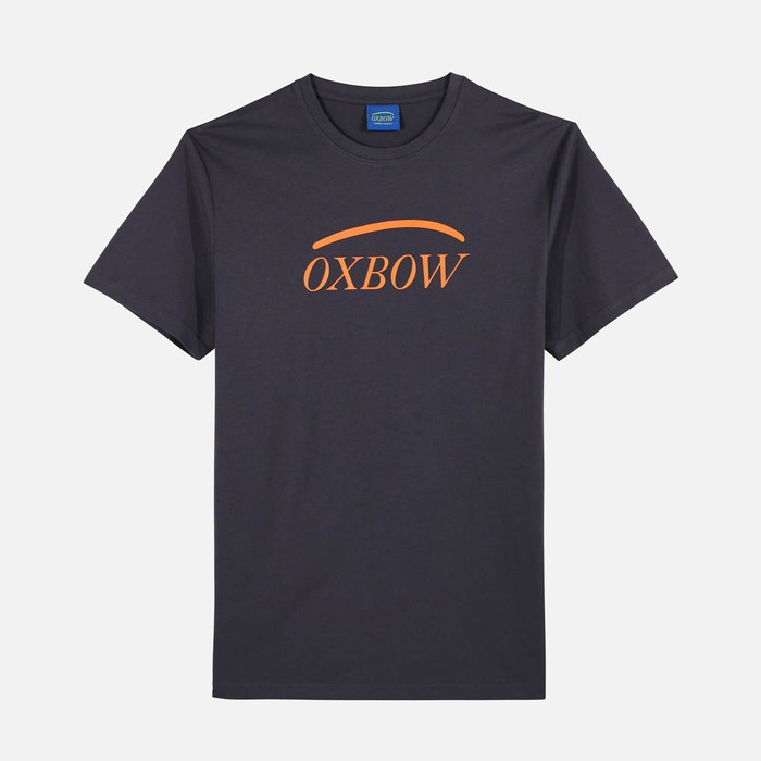 Oxbow Crew neck short sleeves straight cut cotton tee-shirt. Q2TALAI
