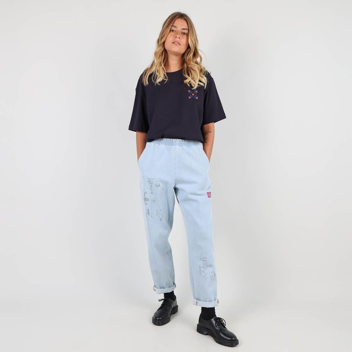 Oxbow Crew neck sort sleeves large cut cotton tee-shirt. Q2TEREGOR