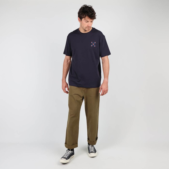 Oxbow Crew neck sort sleeves large cut cotton tee-shirt. Q2TEREGOR