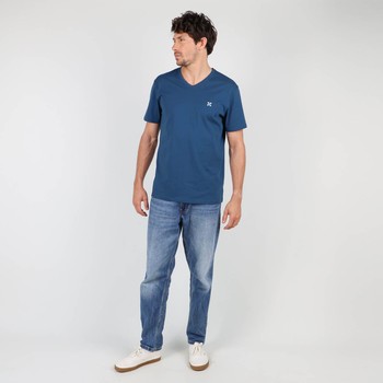 Oxbow Long sleeves V-neck straight cut cotton tee-shirt. Q2TIVE