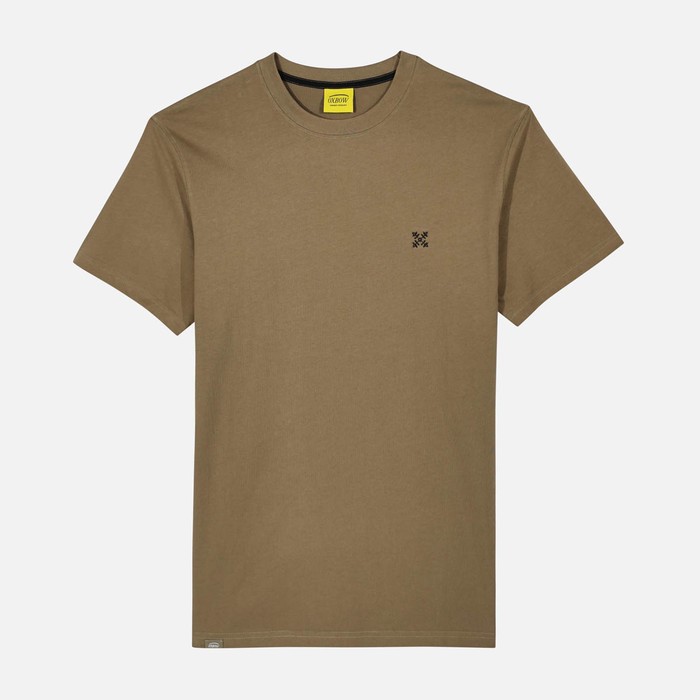 Oxbow Crew neck short sleeves straight cut cotton tee-shirt. Q2TEBAZ