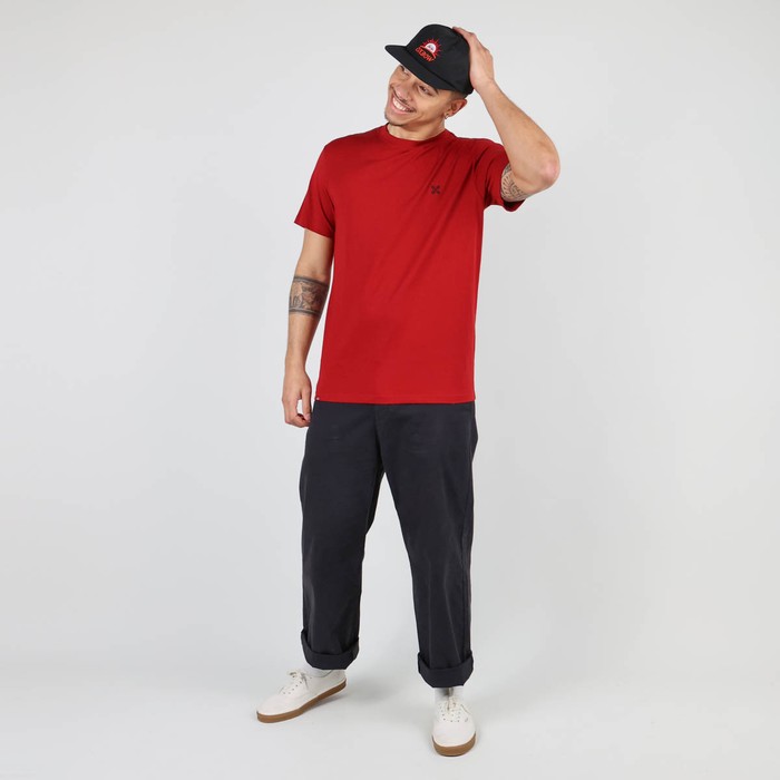 Oxbow Crew neck short sleeves straight cut cotton tee-shirt. Q2TEBAZ