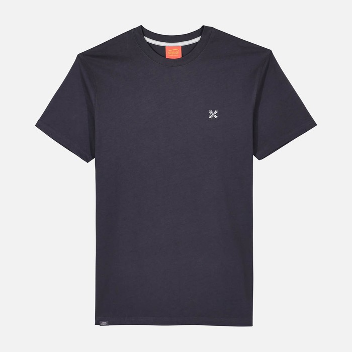 Oxbow Crew neck short sleeves straight cut cotton tee-shirt. Q2TEBAZ