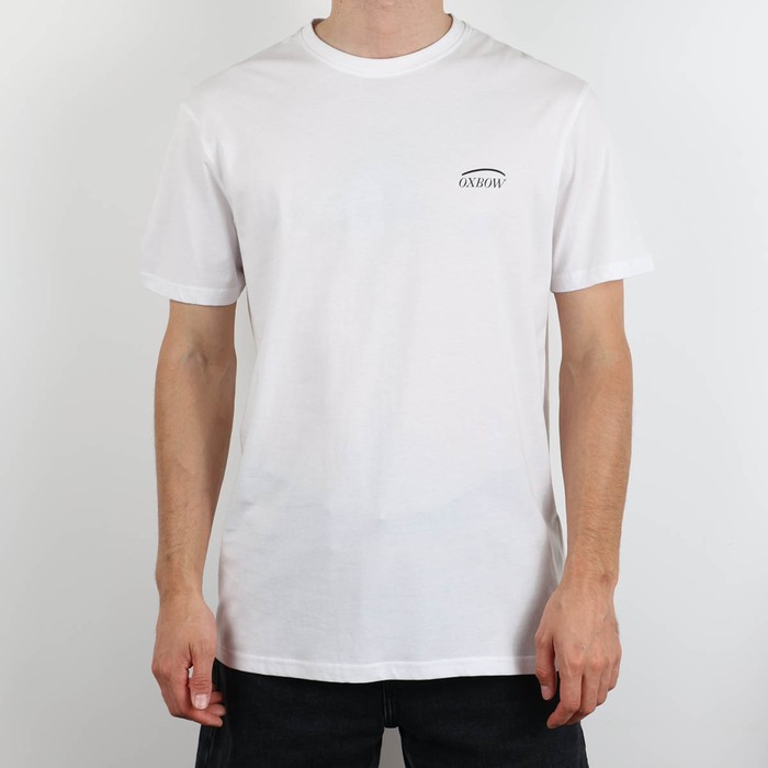 Oxbow Crew neck short sleeves straight cut cotton tee-shirt. Q2TAGTAN
