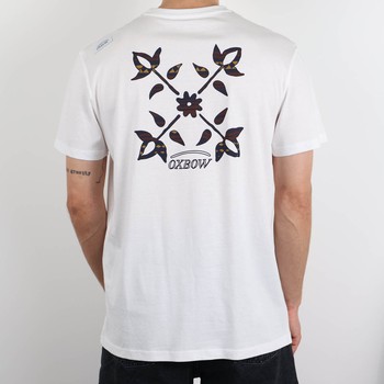 Oxbow Crew neck short sleeves straight cut cotton tee-shirt. Q2TAGTAN