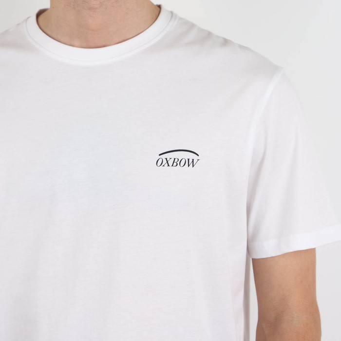 Oxbow Crew neck short sleeves straight cut cotton tee-shirt. Q2TAGTAN