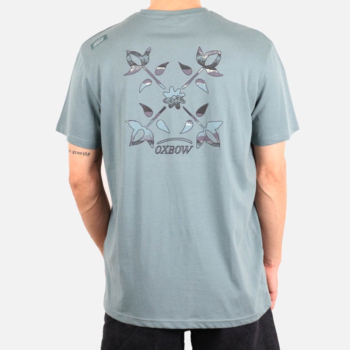 Oxbow Crew neck short sleeves straight cut cotton tee-shirt. Q2TAGTAN
