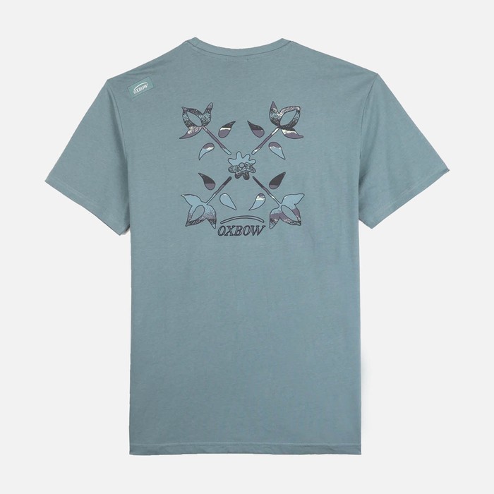 Oxbow Crew neck short sleeves straight cut cotton tee-shirt. Q2TAGTAN