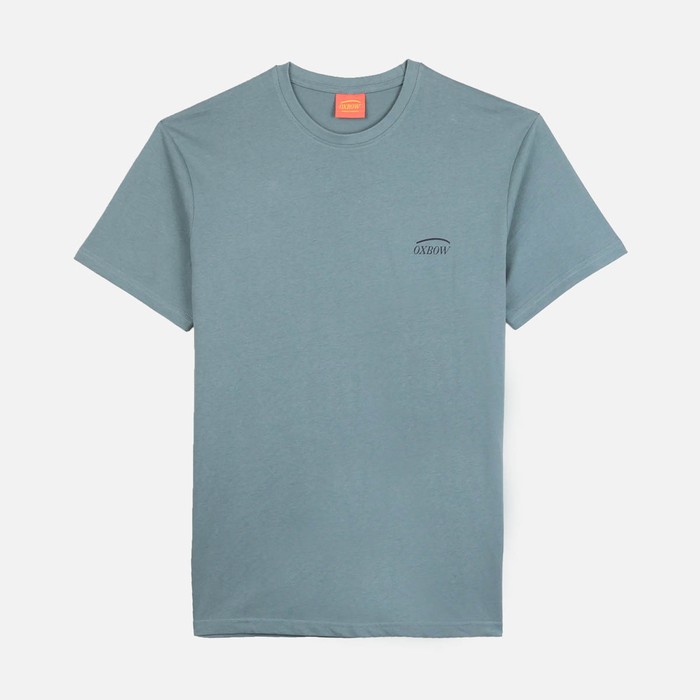 Oxbow Crew neck short sleeves straight cut cotton tee-shirt. Q2TAGTAN