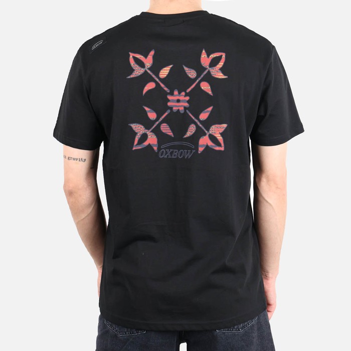 Oxbow Crew neck short sleeves straight cut cotton tee-shirt. Q2TAGTAN