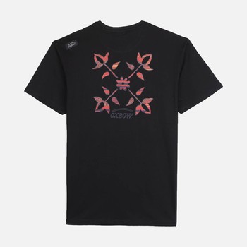 Oxbow Crew neck short sleeves straight cut cotton tee-shirt. Q2TAGTAN