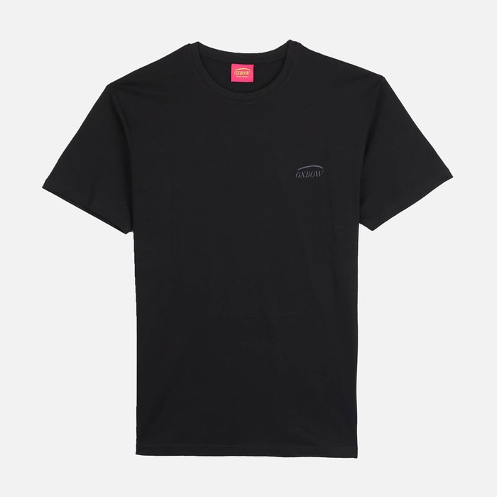 Oxbow Crew neck short sleeves straight cut cotton tee-shirt. Q2TAGTAN