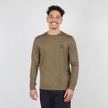 Oxbow Long sleeves crew neck straight cut organic cotton tee-shirt. Q2TORMIK