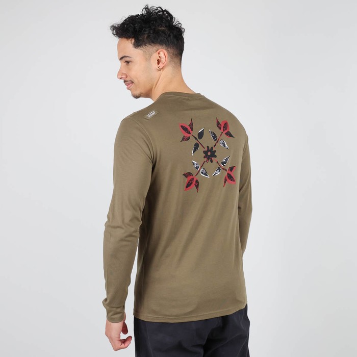 Oxbow Long sleeves crew neck straight cut organic cotton tee-shirt. Q2TORMIK