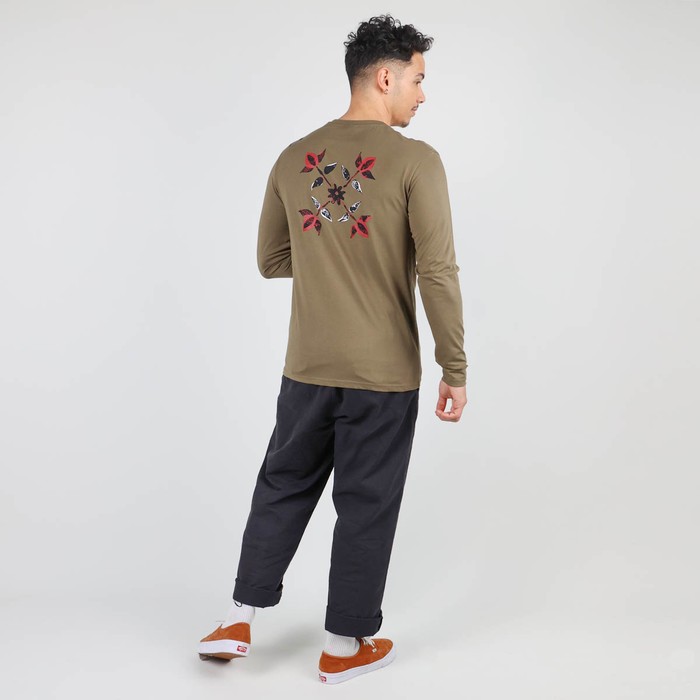 Oxbow Long sleeves crew neck straight cut organic cotton tee-shirt. Q2TORMIK