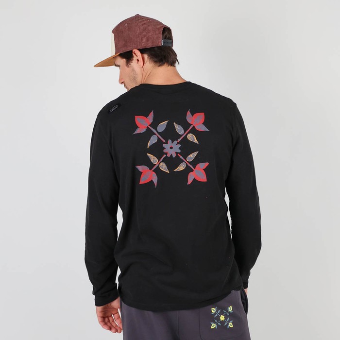 Oxbow Long sleeves crew neck straight cut organic cotton tee-shirt. Q2TORMIK