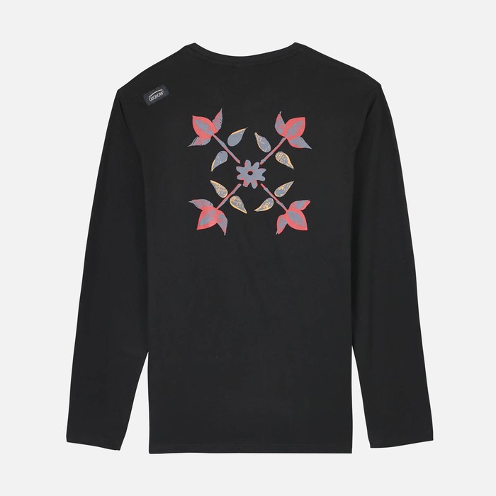 Oxbow Long sleeves crew neck straight cut organic cotton tee-shirt. Q2TORMIK