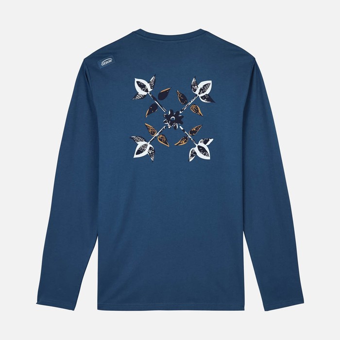 Oxbow Long sleeves crew neck straight cut organic cotton tee-shirt. Q2TORMIK