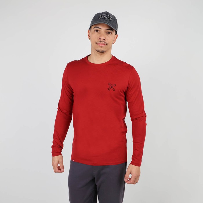 Oxbow Long sleeves crew neck straight cut organic cotton tee-shirt. Q2TORMIK