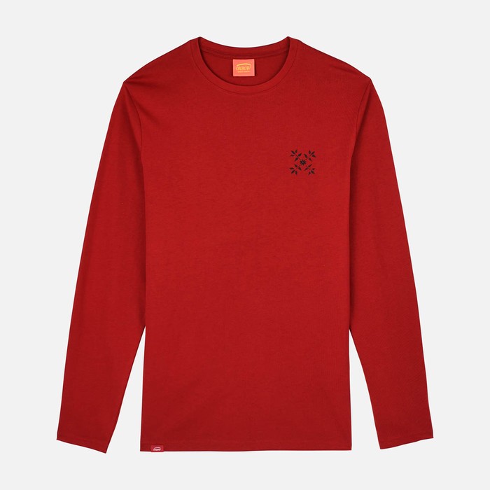 Oxbow Long sleeves crew neck straight cut organic cotton tee-shirt. Q2TORMIK