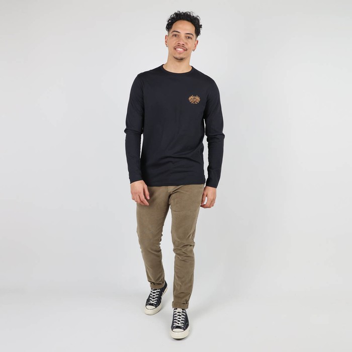 Oxbow Long sleeves crew neck straight cut organic cotton tee-shirt. Q2TWING
