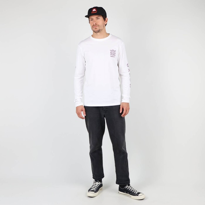 Oxbow Long sleeves crew neck straight cut cotton tee-shirt. Q2TECAT