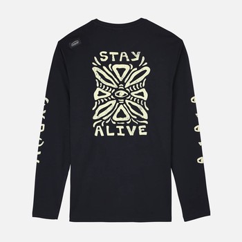 Oxbow Long sleeves crew neck straight cut cotton tee-shirt. Q2TECAT